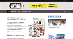 Desktop Screenshot of gratistidning.com