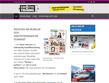 Tablet Screenshot of gratistidning.com